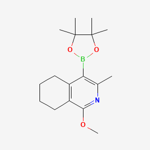 1-Methoxy-3-methyl-4-(4,4,5,5-tetramethyl-1,3,2-dioxaborolan-2-yl)-5,6,7,8-tetrahydroisoquinoline
