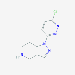 1-(6-Chloropyridazin-3-yl)-4,5,6,7-tetrahydro-1H-pyrazolo[4,3-c]pyridine