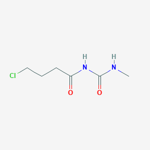 molecular formula C6H11ClN2O2 B15094885 3-(4-Chlorobutanoyl)-1-methylurea 