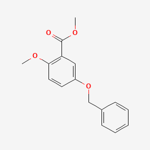 molecular formula C16H16O4 B1509495 Methyl 5-(benzyloxy)-2-methoxybenzoate CAS No. 52329-04-1