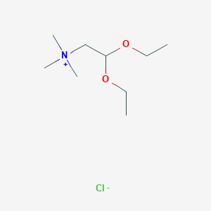 molecular formula C9H22ClNO2 B015095 Betainealdehyde Diethylacetal Chloride CAS No. 110675-66-6