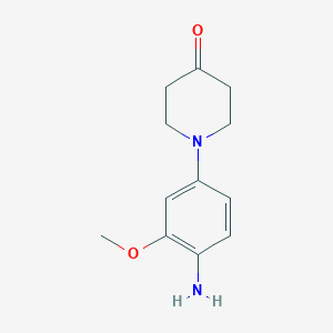 1-[4-Amino-3-(methyloxy)phenyl]-4-piperidinone