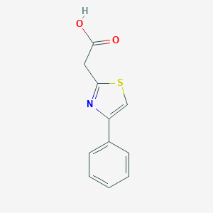 molecular formula C11H9NO2S B150953 2-(4-Phenylthiazol-2-YL)acetic acid CAS No. 38107-10-7
