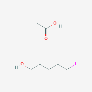 molecular formula C7H15IO3 B15095369 5-Iodo-1-pentanol acetate CAS No. 65921-65-5