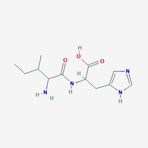 molecular formula C12H20N4O3 B15095448 Isoleucylhistidine 
