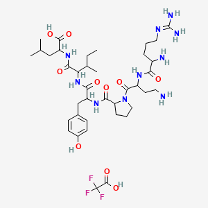 molecular formula C38H61F3N10O10 B15095459 (Dab9)-Neurotensin (8-13) 