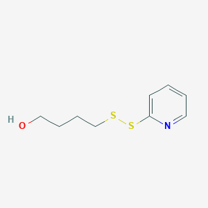 molecular formula C9H13NOS2 B1509548 4-(Pridin-2-yldisulfanyl)butan-1-ol 