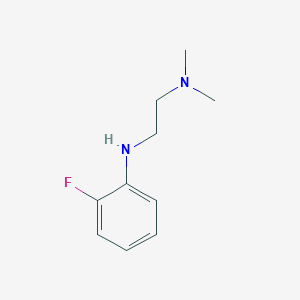 molecular formula C10H15FN2 B15095494 n'-(2-Fluoro-phenyl)-n,n-dimethyl-ethane-1,2-diamine 