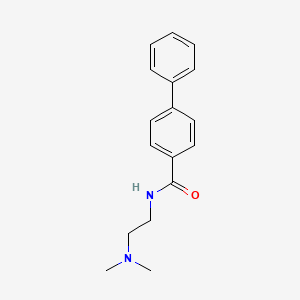 molecular formula C17H20N2O B15095704 N-[2-(dimethylamino)ethyl]biphenyl-4-carboxamide 