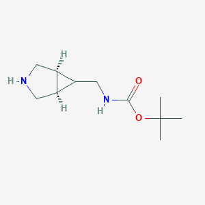 molecular formula C11H20N2O2 B150959 EXO-6-(BOC-AMINOMETHYL)-3-AZABICYCLO[3.1.0]HEXANE CAS No. 134575-12-5