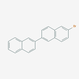 molecular formula C20H13B B1509596 2-Bromo-6-(naphthalen-2-yl)naphthalene CAS No. 62156-75-6