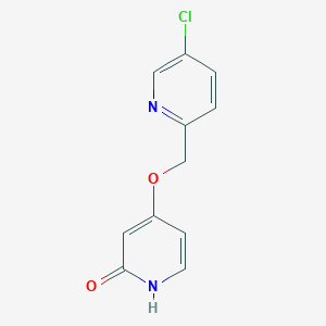 4-((5-chloropyridin-2-yl)methoxy)pyridin-2(1H)-one