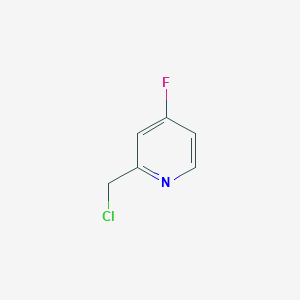molecular formula C6H5ClFN B1509609 2-(Chloromethyl)-4-fluoropyridine 