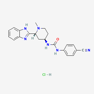 molecular formula C21H23ClN6O B1509613 Glasdegib hydrochloride CAS No. 1095173-64-0