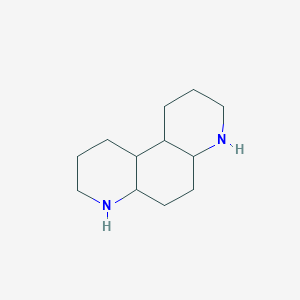 molecular formula C12H22N2 B1509623 Tetradecahydro-4,7-phenanthroline CAS No. 1071945-88-4