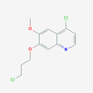 molecular formula C13H13Cl2NO2 B1509628 4-Chloro-7-(3-chloropropoxy)-6-methoxyquinoline 