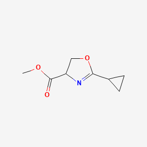 Methyl 2-cyclopropyl-4,5-dihydrooxazole-4-carboxylate
