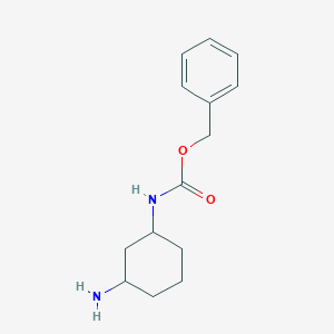 molecular formula C14H20N2O2 B1509637 benzyl N-(3-aminocyclohexyl)carbamate 