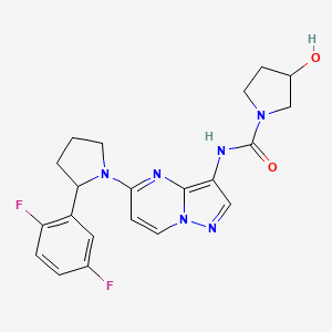 molecular formula C21H22F2N6O2 B1509642 LOXO-101 HCl salt 