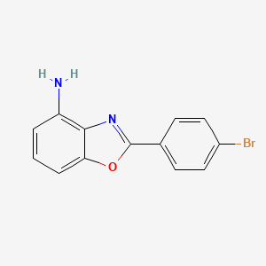 molecular formula C13H9BrN2O B1509670 2-(4-bromophenyl)-4-Benzoxazolamine 