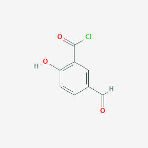 molecular formula C8H5ClO3 B150968 5-Formyl-2-hydroxybenzoyl chloride CAS No. 138851-41-9