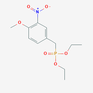 molecular formula C12H18NO6P B1509680 Diethyl 4-methoxy-3-nitrobenzylphosphonate CAS No. 1092367-05-9