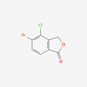 molecular formula C8H4BrClO2 B1509750 5-bromo-4-chloroisobenzofuran-1(3H)-one 