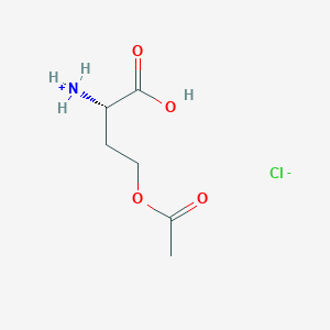 molecular formula C6H12ClNO4 B015098 O-Acetyl-L-homoserine hydrochloride CAS No. 250736-84-6