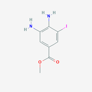 molecular formula C8H9IN2O2 B1509810 Methyl 3,4-diamino-5-iodobenzoate 