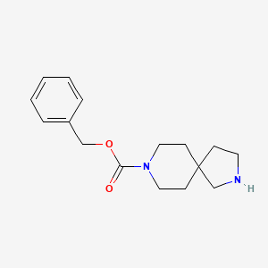 molecular formula C16H22N2O2 B1509830 Benzyl 2,8-diazaspiro[4.5]decane-8-carboxylate CAS No. 1086394-65-1