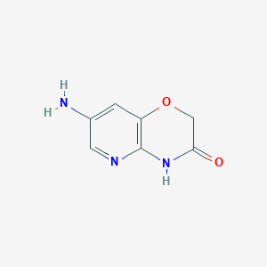 molecular formula C7H7N3O2 B1509856 7-Amino-2H-pyrido[3,2-b][1,4]oxazin-3(4H)-one CAS No. 1116135-66-0