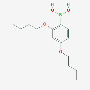 molecular formula C14H23BO4 B150986 (2,4-Dibutoxyphenyl)boronic acid CAS No. 870778-89-5
