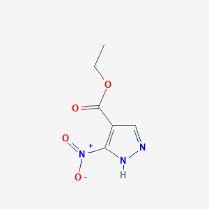 molecular formula C6H7N3O4 B1509873 Ethyl 3-nitro-1H-pyrazole-4-carboxylate 