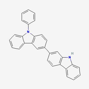 molecular formula C30H20N2 B1509891 9'-Phenyl-9H,9'H-2,3'-bicarbazole 