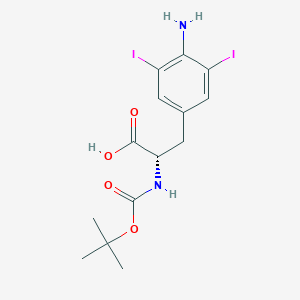 molecular formula C14H18I2N2O4 B1509896 Bov-Phe(3,5-Dii,4-NH2)-OH 