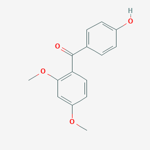 molecular formula C15H14O4 B150991 2,4-Dimethoxy-4'-hydroxybenzophenone CAS No. 41351-30-8