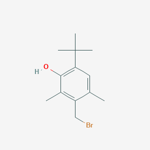 molecular formula C13H19BrO B150992 3-(Bromomethyl)-6-(tert-butyl)-2,4-xylenol CAS No. 93982-04-8