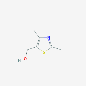 molecular formula C6H9NOS B150996 (2,4-二甲基-1,3-噻唑-5-基)甲醇 CAS No. 50382-32-6