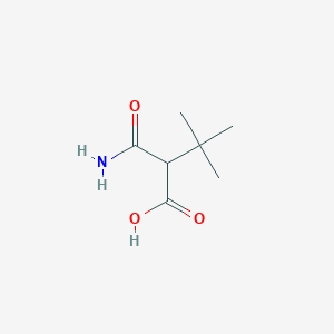 2-Carbamoyl-3,3-dimethylbutanoic acid