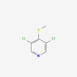 molecular formula C6H5Cl2NS B1509977 3,5-Dichloro-4-(methylthio)pyridine 