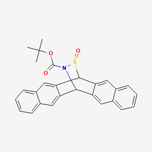 molecular formula C27H23NO3S B1510003 Pentacene-N-sulfinyl-tert-butylcarbamate CAS No. 794586-44-0