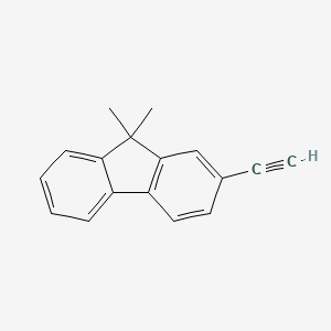molecular formula C17H14 B1510013 2-Ethynyl-9,9-dimethyl-9H-fluorene 