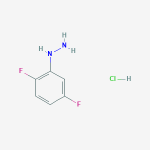 molecular formula C6H7ClF2N2 B151002 2,5-Difluorophenylhydrazine hydrochloride CAS No. 175135-73-6