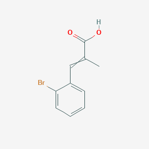2-Propenoic acid, 3-(2-bromophenyl)-2-methyl-