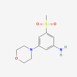 3-(Methylsulfonyl)-5-morpholinoaniline