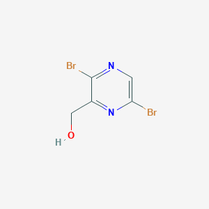 (3,6-Dibromopyrazin-2-YL)methanol