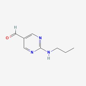 molecular formula C8H11N3O B1510168 2-(Propylamino)pyrimidine-5-carbaldehyde CAS No. 959238-95-0
