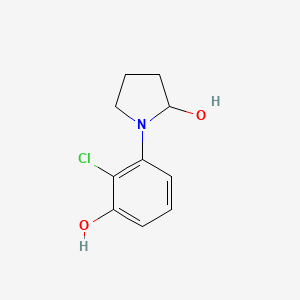 1-(2-Chloro-3-hydroxyphenyl)pyrrolidin-2-OL