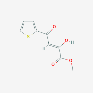 molecular formula C9H8O4S B15101982 methyl (2Z)-2-hydroxy-4-oxo-4-thien-2-ylbut-2-enoate CAS No. 6239-07-2
