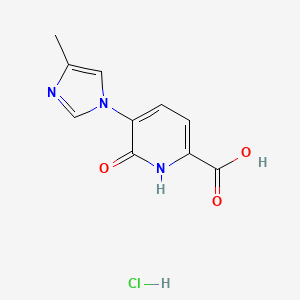 5-(4-methyl-1H-imidazol-1-yl)-6-oxo-1,6-dihydropyridine-2-carboxylic acid hydrochloride